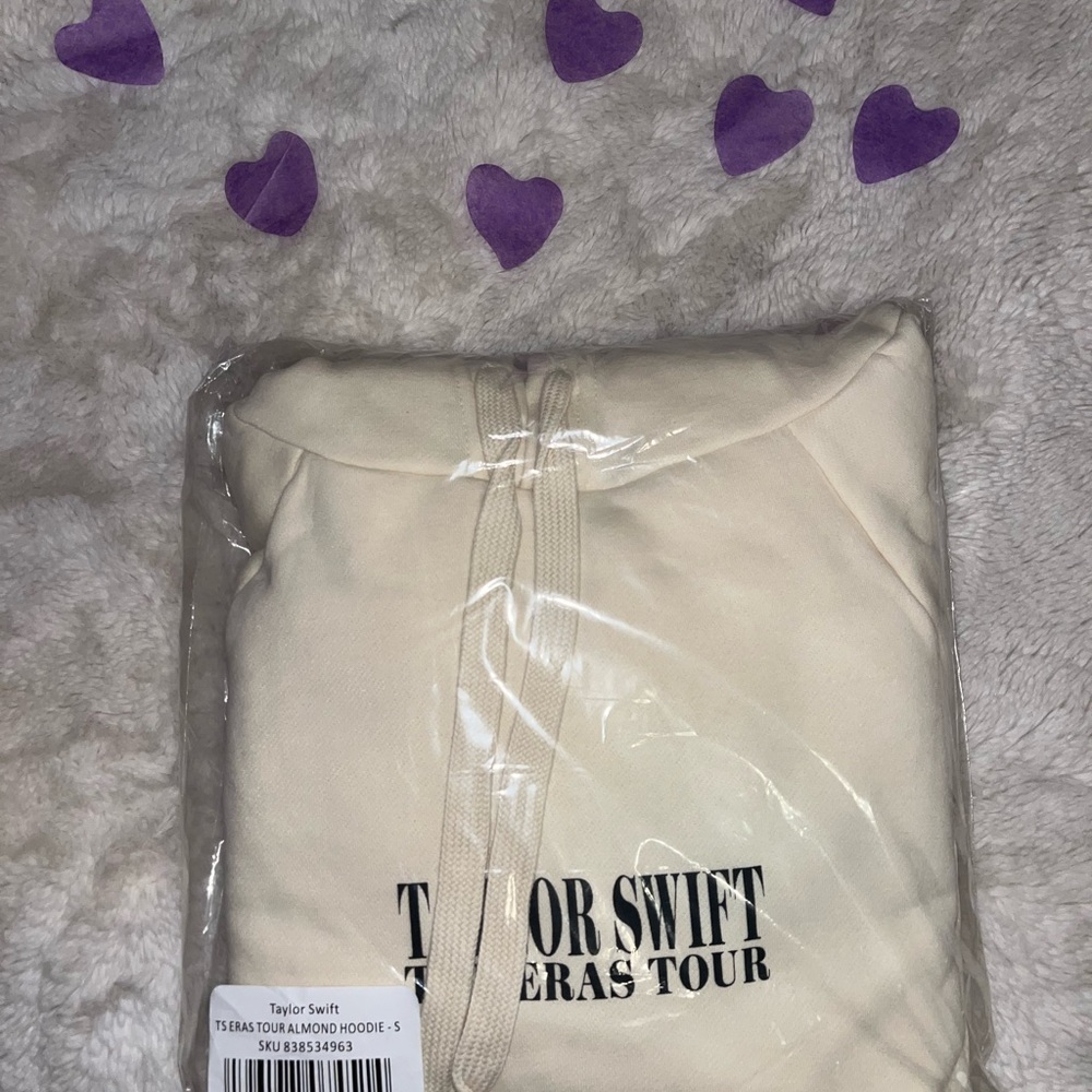 Taylor Swift Eras Tour Beige Hoodie